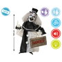 BigBuy Home Clown Animatronique avec Panneau DANGER et Capteur de Mouvement