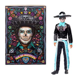 Mattel Barbie Collection Signature Dia de Muertos Ken - Poupée de collection - Instructions en espagnol et portugais