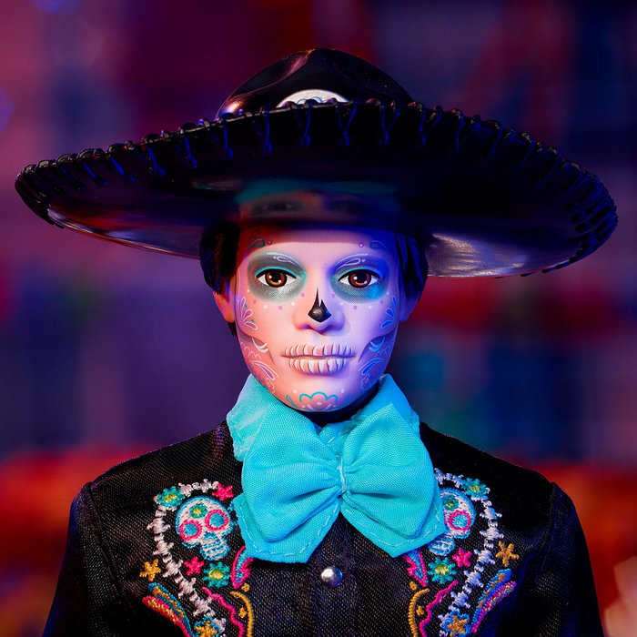 Mattel Barbie Collection Signature Dia de Muertos Ken - Poupée de collection - Instructions en espagnol et portugais