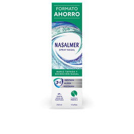 Nasalmer Spray Nasal à l'Eau de Mer Force 3 pour Congestion Nasale et Rhume - 210 ml - Pour Adultes