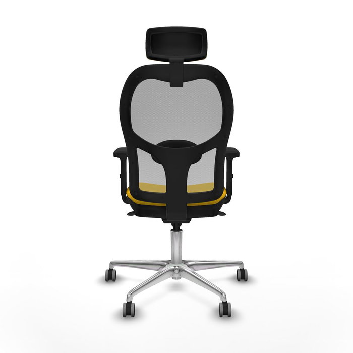 Piqueras y Crespo 2D086G2 Chaise de Bureau Jaune avec Appui-tête Piqueras y Crespo 2D086G2 Chaise de Bureau Jaune avec Appui-tête