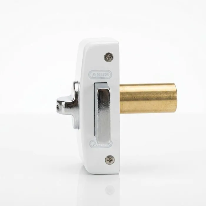 Abus Verrou de porte V83 CB 45 W blanc avec coffre en acier Abus Verrou de porte V83 CB 45 W blanc avec coffre en acier