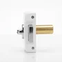 Abus Verrou de porte V83 CB 45 W blanc avec coffre en acier