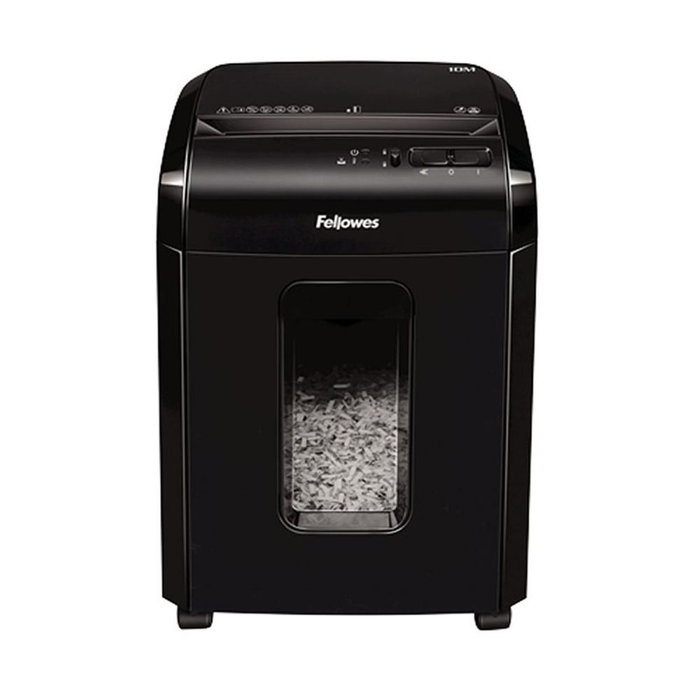 Fellowes 4630601 Destructeur de documents Microcoupé 2x12mm P-5 10 feuilles 19L pour usage domestique et bureau Fellowes 4630601 Destructeur de documents Microcoupé 2x12mm P-5 10 feuilles 19L pour usage domestique et bureau