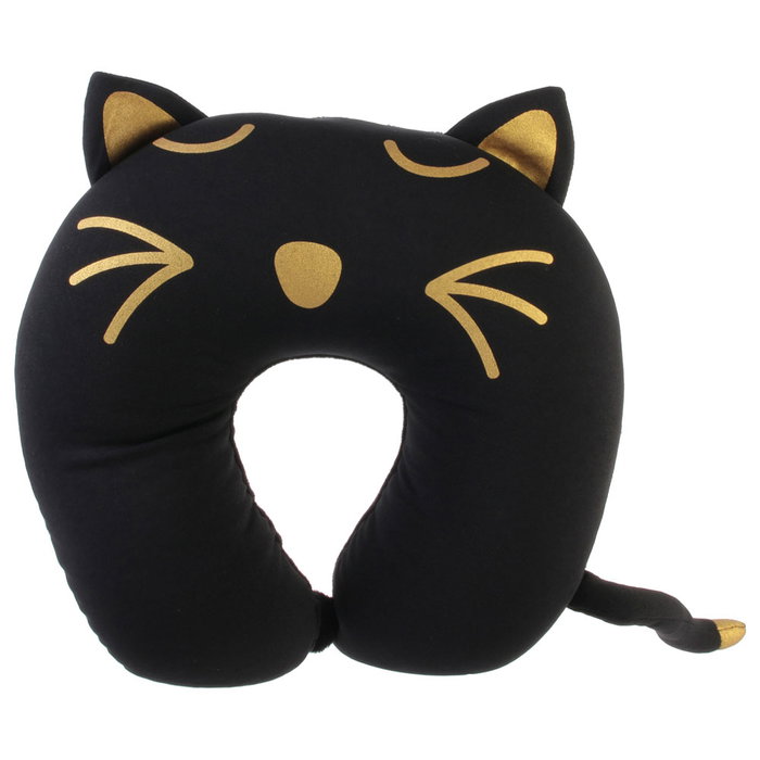 The Concept Factory Cojín Cervical Gato avec oreilles et queue de chat