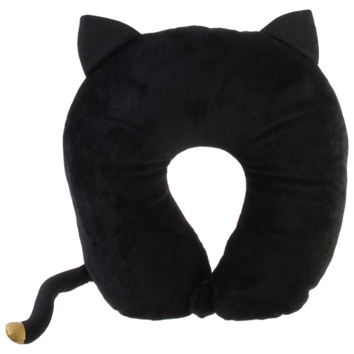 The Concept Factory Cojín Cervical Gato avec oreilles et queue de chat