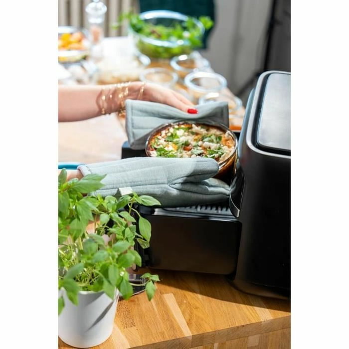 Pyrex Plat rond pour air fryer en verre borosilicaté 26 cm