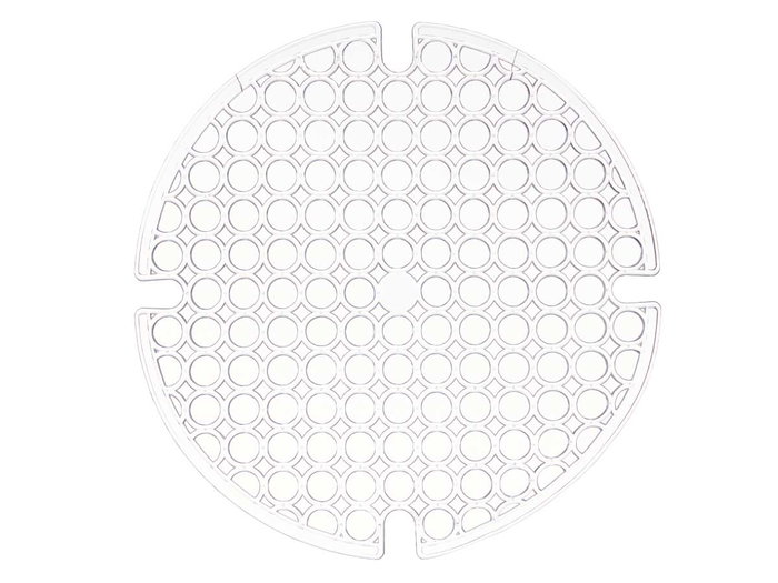 Kinvara Tapis de protection pour évier rond 29 cm Transparent (Set de 24)