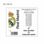 Cerdá Serviette de plage Real Madrid C.F. Blanc