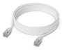 Ubiquiti Câble Ethernet RJ45 Premium Cat 6A Blindé Tressé, 10 GbE, PoE++, Translucide/Blanc, Longueur 3 m