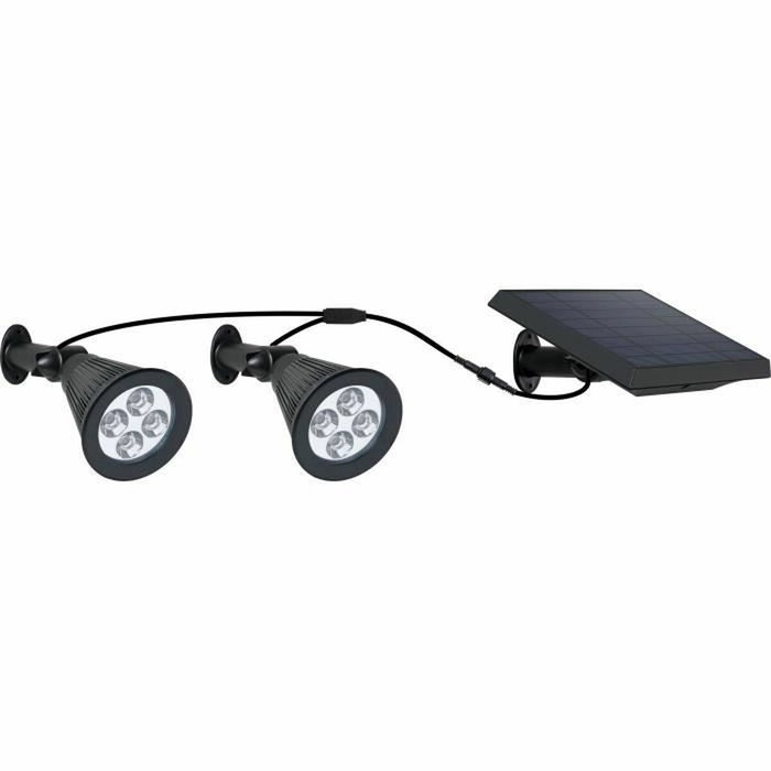Lumi Jardin Family Spiky Spot solaire LED 3 W Blanc froid Noir Lumi Jardin Family Spiky Spot solaire LED 3 W Blanc froid Noir
