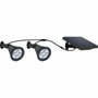 Lumi Jardin Family Spiky Spot solaire LED 3 W Blanc froid Noir