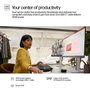 HP Series 5 Pro - Ecran de visioconférence 23,8 pouces Full HD avec IA, webcam 5 MP, USB-C 100W, connectivité double PC, réglage ergonomique, HP Eye Ease, 524pm