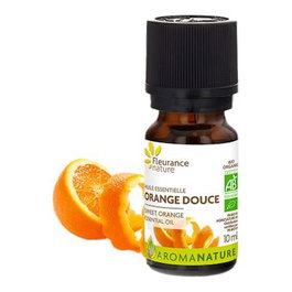 FLEURANCE NATURE Huile Essentielle Orange Douce Bio 10ml - Flacon Compte-Gouttes