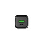 Coolbox Chargeur Mural USB 25W GaN avec ports USB-C et USB-A Noir
