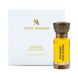 Swiss Arabian Shaghaf Oud Azraq - Huile parfumée concentrée Oud - 12 ml - Unisexe