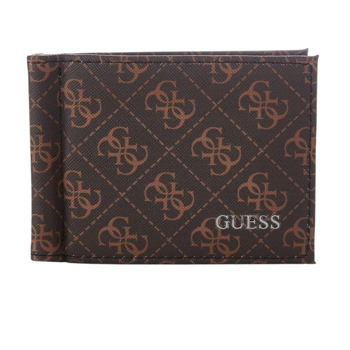 Guess Portefeuille Vezzola SMVEZZPOL23 en textile pour hommes Noir - Porte-monnaie Guess Portefeuille Vezzola SMVEZZPOL23 en textile pour hommes Noir - Porte-monnaie