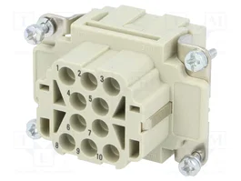 HARTING Han® EE Insert de contact femelle 10+PE