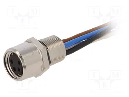 LAPP Connecteur M8 industriel femelle 4 broches droit 30V 4A