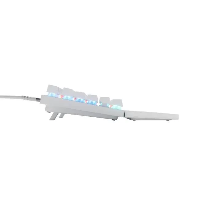 Steelseries Apex Pro TKL Gen 3 - Clavier gaming mécanique sans fil Français - Switchs OmniPoint 3.0 ajustables - Blanc - Avec affichage OLED et 40 niveaux d'activation