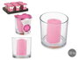 Acorde Porte-bougie Taco Bougie Orchidée 10 x 10 x 10 cm Rose (Set de 6)