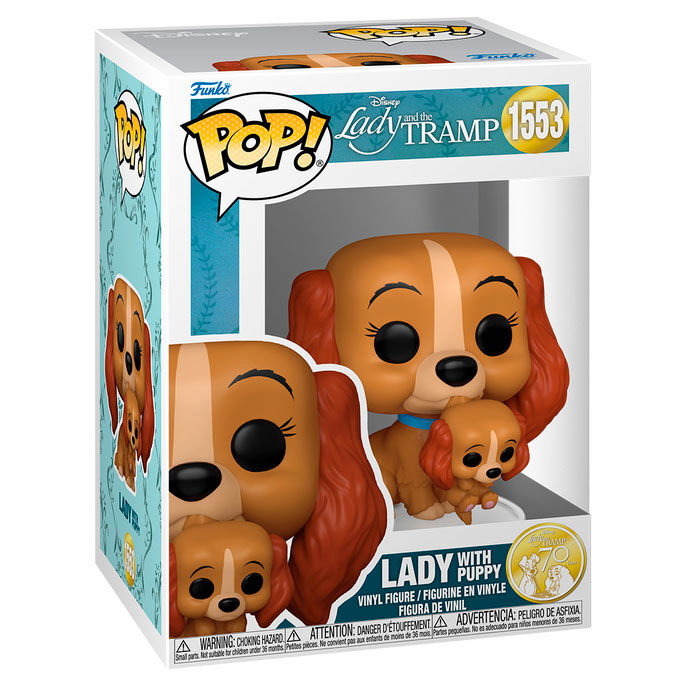 Funko Pop! Disney La Belle et le Clochard - Lady avec son chiot