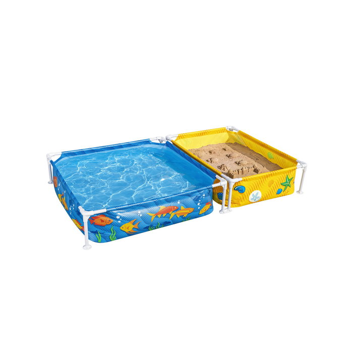 Bestway Piscine Rigide Enfant avec Bac à Sable 213x122x30,5 cm +2 ans Jardin 00561 Bestway Piscine Rigide Enfant avec Bac à Sable 213x122x30,5 cm +2 ans Jardin 00561