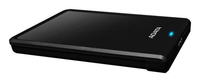 ADATA HV620S Disque dur externe portable 2 To USB 3.1 Noir - Design ultra-slim et surface miroir