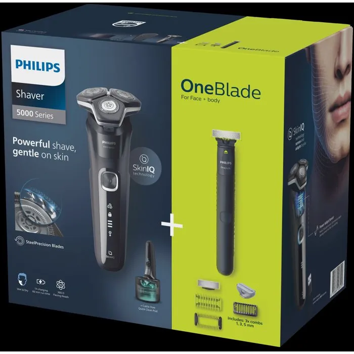 Philips Rasoir électrique Series 5000 S5898/79 Wet & Dry Philips Rasoir électrique Series 5000 S5898/79 Wet & Dry