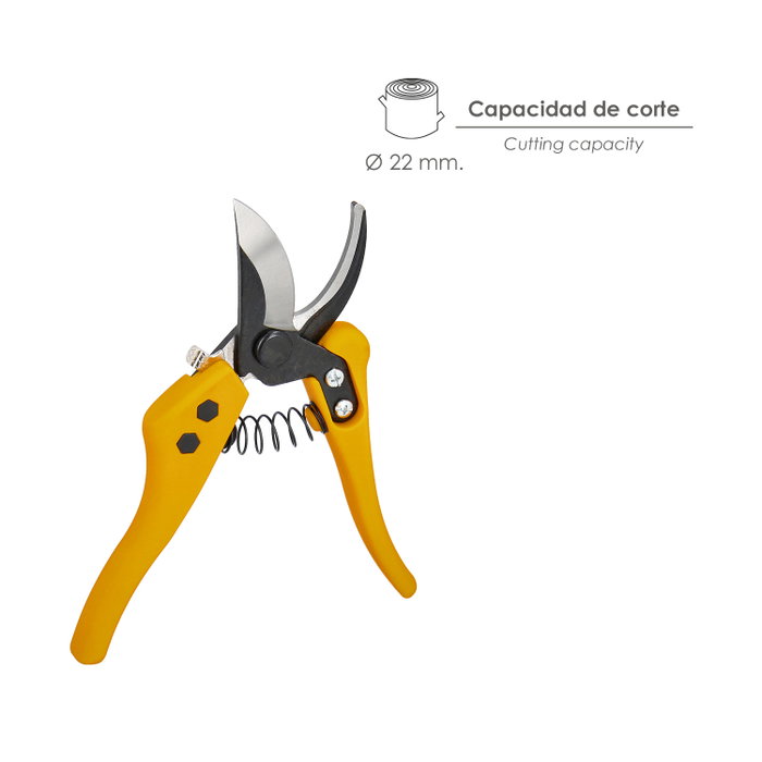 WOLFPACK LINEA PROFESIONAL Ciseaux de taille 3176-1, 210 mm, 1 main