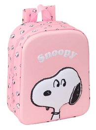 Safta Sac à dos de maternelle 3D Snoopy, 22 x 27 x 10 cm, pour enfant à partir de 3 ans