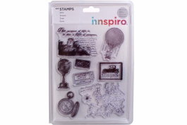Innspiro Set de tampons acryliques Vivir la vida 14x18cm