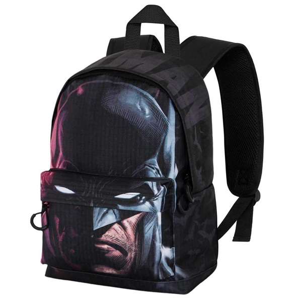 Karactermania Sac à dos Batman HS FAN 2.2 Noir - 34 x 23 x 14 cm - Ripstop résistant - Compartiment principal, sangles et dos rembourrés