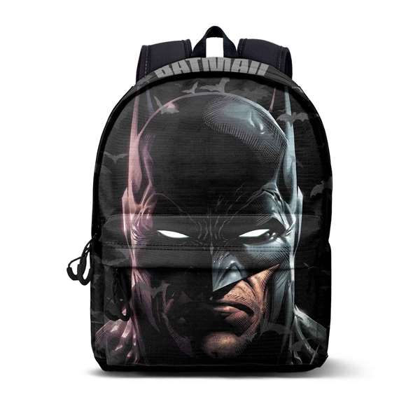 Karactermania Sac à dos Batman HS FAN 2.2 Noir - 34 x 23 x 14 cm - Ripstop résistant - Compartiment principal, sangles et dos rembourrés