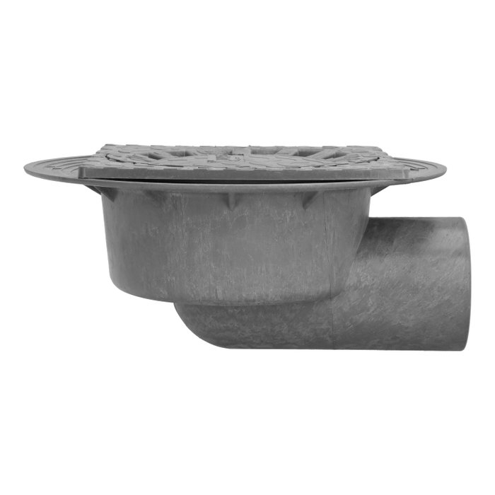 ABRISA Caldereta Sifónica PVC Horizontal 200x200/90mm