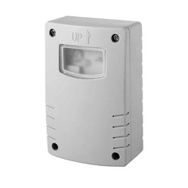 EDM Détecteur crépusculaire de surface réglable blanc IP54 220-240V 7x3.5x10.8cm