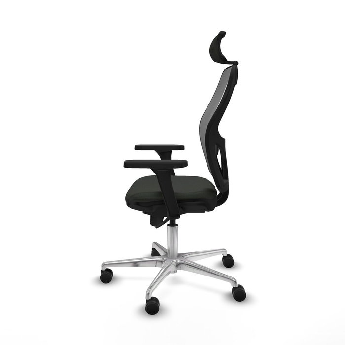 Piqueras y Crespo 3D086N2 Chaise de Bureau avec Appui-tête Noir