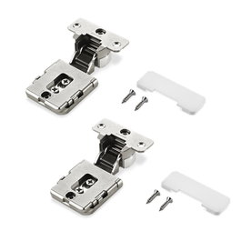 SALICE Bisagra oculta Conecta avec fermeture amortie, Nickel, Solape 14-16,5mm