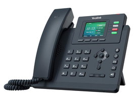Yealink T3 - Téléphone IP VoIP Professionnel - Écran couleur rétroéclairé 2.4" 320x240 - 4 comptes - Double port Gigabit Ethernet - 1000 entrées - Gris