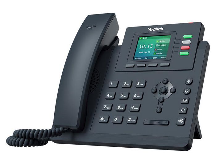 Yealink T3 - Téléphone IP VoIP Professionnel - Écran couleur rétroéclairé 2.4" 320x240 - 4 comptes - Double port Gigabit Ethernet - 1000 entrées - Gris Yealink T3 - Téléphone IP VoIP Professionnel - Écran couleur rétroéclairé 2.4" 320x240 - 4 comptes - Double port Gigabit Ethernet - 1000 entrées - Gris