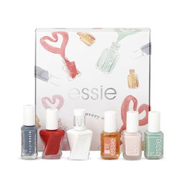 Essie Discovery Set - 6 vernis à ongles et soins dont Mint Candy Apple, Ballet Slippers, huile à cuticules