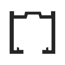 KLEIN - Set de 2 Guides en Aluminium Naturel 2M pour Modèles NK60 / NK85 (Réf. 2011)