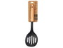 Kinvara Écumoire de Cuisine avec Manche en Bois 11x4x35 cm, Naturel et Noir (Set de 12)