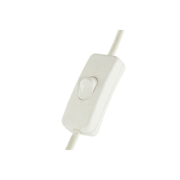 Suspension DKD Home Decor 98 x 45 x 30 cm Verre Métal Blanc 50 W Suspension DKD Home Decor 98 x 45 x 30 cm Verre Métal Blanc 50 W