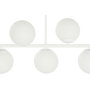 Suspension DKD Home Decor 98 x 45 x 30 cm Verre Métal Blanc 50 W
