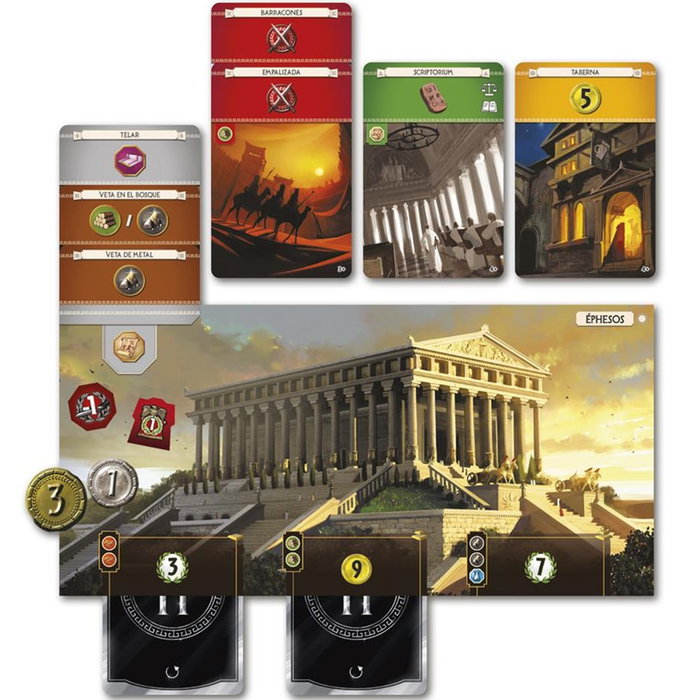 Asmodee 7 Wonders Nueva Edición Jeu de Société Stratégique pour 3 à 7 Joueurs Asmodee 7 Wonders Nueva Edición Jeu de Société Stratégique pour 3 à 7 Joueurs