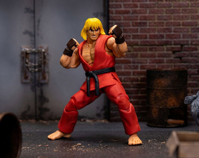Jada Toys Ultra Street Fighter II: The Final Challengers Figurine 1/12 Ken - 15 cm