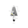 WOLFPACK LINEA PROFESIONAL Truelle Maurer Gummy-grip 344 165 x 120 mm