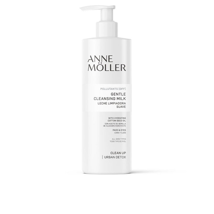 Anne Möller Lait Nettoyant Doux CLEAN UP Visage & Contour des Yeux - 400 ml - Huile de Coton, Ginseng, Goyave - Hydratant et Protecteur Anne Möller Lait Nettoyant Doux CLEAN UP Visage & Contour des Yeux - 400 ml - Huile de Coton, Ginseng, Goyave - Hydratant et Protecteur