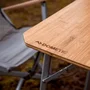 Dometic Compact Camp Table Bamboo - Table de camping pliable en bambou et aluminium